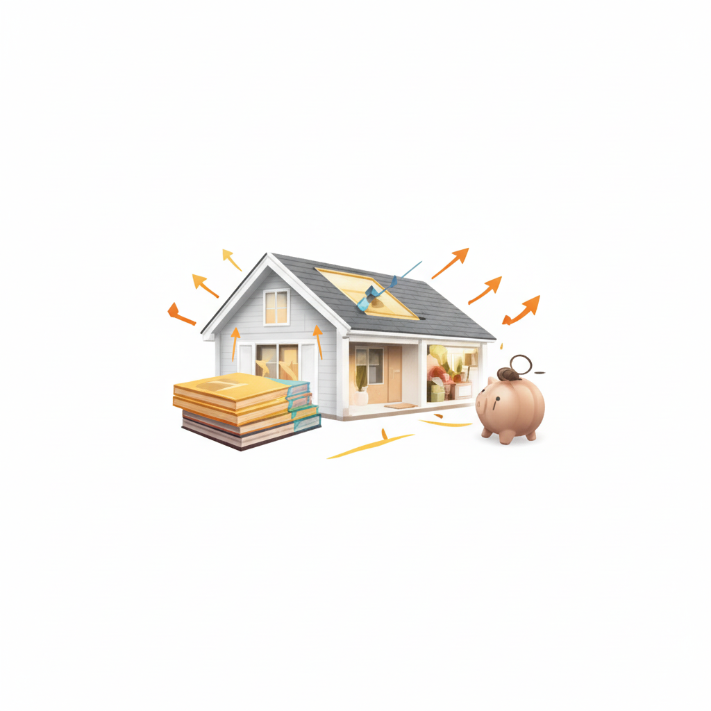 Professional loft insulation installation to trap warmth