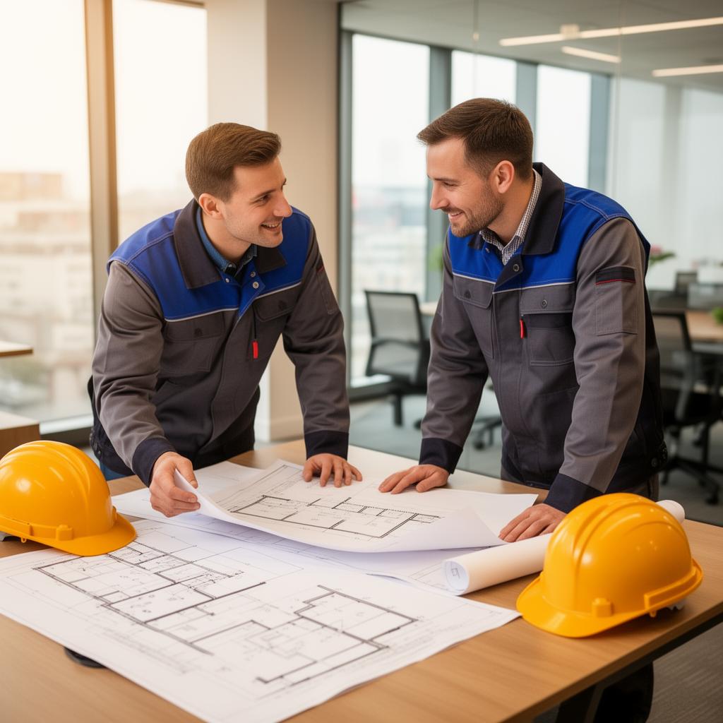 The Pure Home team reviewing energy plans together